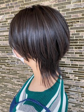 ヘアーアトリエ ラフェル(hair atelier Rafel) くびれミディアムウルフ　アッシュブラウン