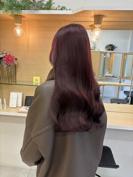 エイトヘアー(8 HAIR) ピンクブラウン ブリーチなし ブリーチなしダブルカラー