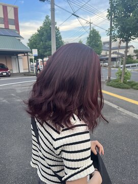 イロ(iro) ブリーチなしRed brown!!