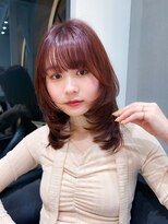 ロンドエニカ 大宮(Lond enika)&nbsp;メルティカラーフェミニンロングレイヤーカット韓国ミディアム