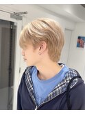 ニュアンスパーマ/韓国マッシュ/スパイキーショート/渋谷