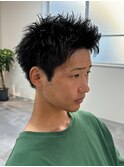 刈り上げなしスパイキーベリーショート/千葉駅/保立