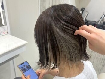 オレンジポップ 南船橋店(ORANGE POP)の写真/【南船橋】技術×デザインを駆使した似合せ提案！ダメージレスな透明感カラーが表情を明るく魅せる☆