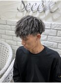 メンズパーマツイストスパイラルパーマパイルツイストパーマ