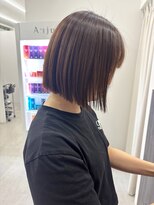 プレジールバイラファブリック(PLAISIR by LA FABRIQUE)&nbsp;メテオストレート×ボブカット【新村/PLAISIR/草加】