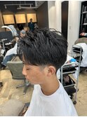サーフカール/スパイキーショート/ブルーブラック/船橋