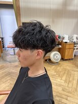 りんごの木 稲田店 メンズパーマ