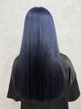 アン ブリーチ 大宮駅東口店(UN BLEACH) ブリーチ1回ネイビーブルーカラー♪♪