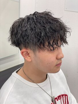 エルマーク 豊中(L-MARK) メンズパーマ/ツイストスパイラル/サーフカール/men's/眉毛