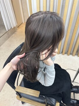 キイ ギンザ(k.e.y GINZA) 【チャコールグレージュ/レイヤーカット】銀座/銀座美容室