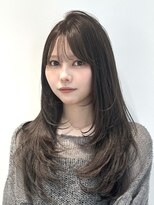 テクネ 天神大名(techne)&nbsp;天神大名今泉ロングレイヤー韓国風くびれ巻き髪小顔透明感ヘア