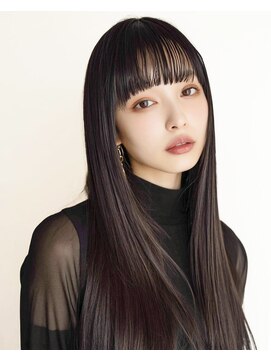 ハム 立川(hum) ココアベージュ/オリーブグレー/小顔/黒髪[立川/髪質改善]