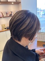 サラビューティーサイト 志免店(SARA Beauty Sight) 【志免】白髪ぼかしハイライト/ベージュカラー