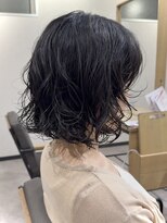 ノラ ギンザ(NORA GINZA)&nbsp;ドライパーマゆるめパーマウルフパーマボブパーマ銀座暗髪