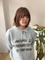 シラフ(SHIRAF)&nbsp;レイヤーボブ×マロンベージュ