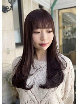 ラグーン 原宿 表参道(LAGOON) ナチュラルレイヤー/韓国/ハッシュカット/グレージュ/髪質改善