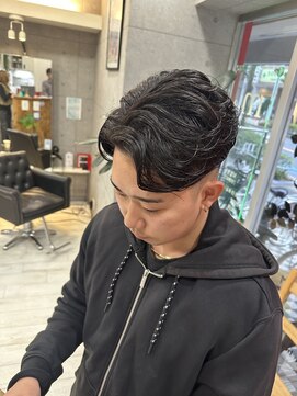 ヘアー ラボ エムツー(hair lab m2) ニュアンスパーマ×フェードカット