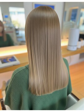 サクラ ビューティ ヴィレッジ(SAKURA Beauty village) 髪質改善カラー　アプリコットベージュ