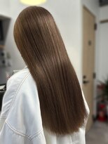 アース 戸塚店(HAIR&MAKE EARTH)&nbsp;20代30代40代髪質改善カラーミルクティブラウンストレートロング