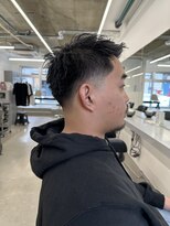 テンション(tension)&nbsp;メンズスパイキーショートテーパーフェード札幌大通バスセンター