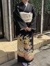 【※事前予約のみ】1.3月　留袖着付け&ヘアセット￥18700→￥16500
