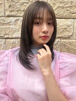 アース 一宮店(HAIR & MAKE EARTH) レイヤー×ストレートセミロング