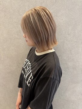 コト 福井大和田店(coto) ホワイトブロンド/ブリーチ/ダブルカラー/ハイトーン/福井