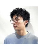 メンズ　パーマ　眉毛