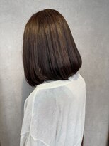ピュアメンド 吉祥寺(Pure Mend)&nbsp;つや感ブラウン☆内巻きボブ