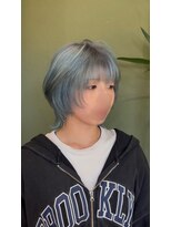 ブランチ(branch)&nbsp;【透明感ミントブルー×ウルフ】