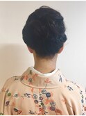 訪問着のすっきりアップスタイル＜行徳＞