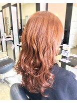 アルルヘアー ファン(ARURU HAIR fan) オレンジブラウンカラー