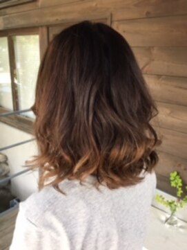 ニコット(nicott) グラデーションカラー◎グレー×シルバー