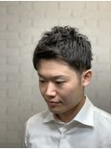 束感ツーブロックスタイル【銀座一丁目】バーバー