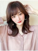 韓国風/シースルーカラー/ヨシンモリ巻き
