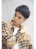 ホワイトグレージュメルティカラー束間ショート韓国マッシュ