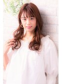 デジタルパーマとくすみブルーのテラコッタミニウルフ小顔ボブ