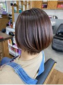 丸みショートボブ