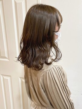 グリーン 渋谷(green) 【MIO】カーキベージュ×ミディアム