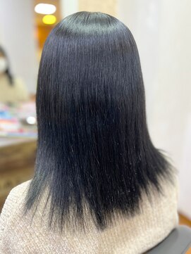 アークスヘアー グレージュ髪質改善トリートメント艶感ストレート透明感