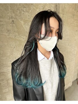 オルター(Alter) 裾カラー×ターコイズ