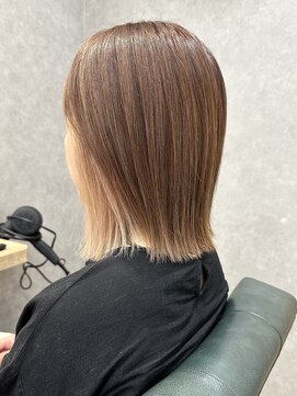 リベストバイジェービー 稲毛(li best. byjb) グレージュカラー/デザインカラー/シルキーベージュ【稲毛】