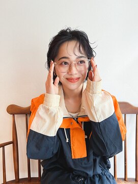 ユイル(Uil) 似合わせ小顔ボブ×グレージュカラー デザインカラー