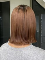 ウル 表参道(HOULe)&nbsp;バイカルテ レイヤー 髪質改善  ベージュ 酸熱トリートメント