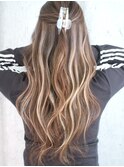 ハイライトショートヘアレイヤーカットダブルカラー