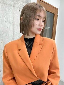 サクラ オモテサンドウ(SAKURA) フェイスレイヤー　ストレートボブ　きりっぱなし　表参道ボブ