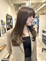 リンヘアーバイギフト 表参道(RIN hair by GIFT) フォギーベージュ/透明感カラー/ザクザクレイヤー/顔まわり/小顔