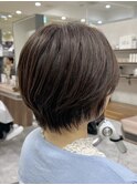 【扱いが楽になる◎】くびれショートボブ