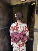 浴衣ヘアセット着付け