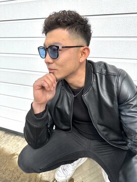 ミーサ バイ ブレイク(mysa by BREK) MEN’S HAIR/アップバング/ダークアッシュ/ベリーショート